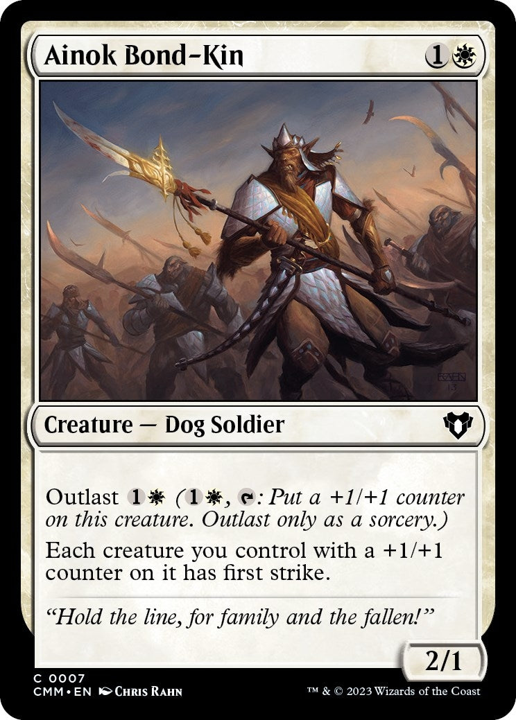 Image for Ainok Bond-Kin (7) (Commander Masters) (Foil) - Magic: The Gathering