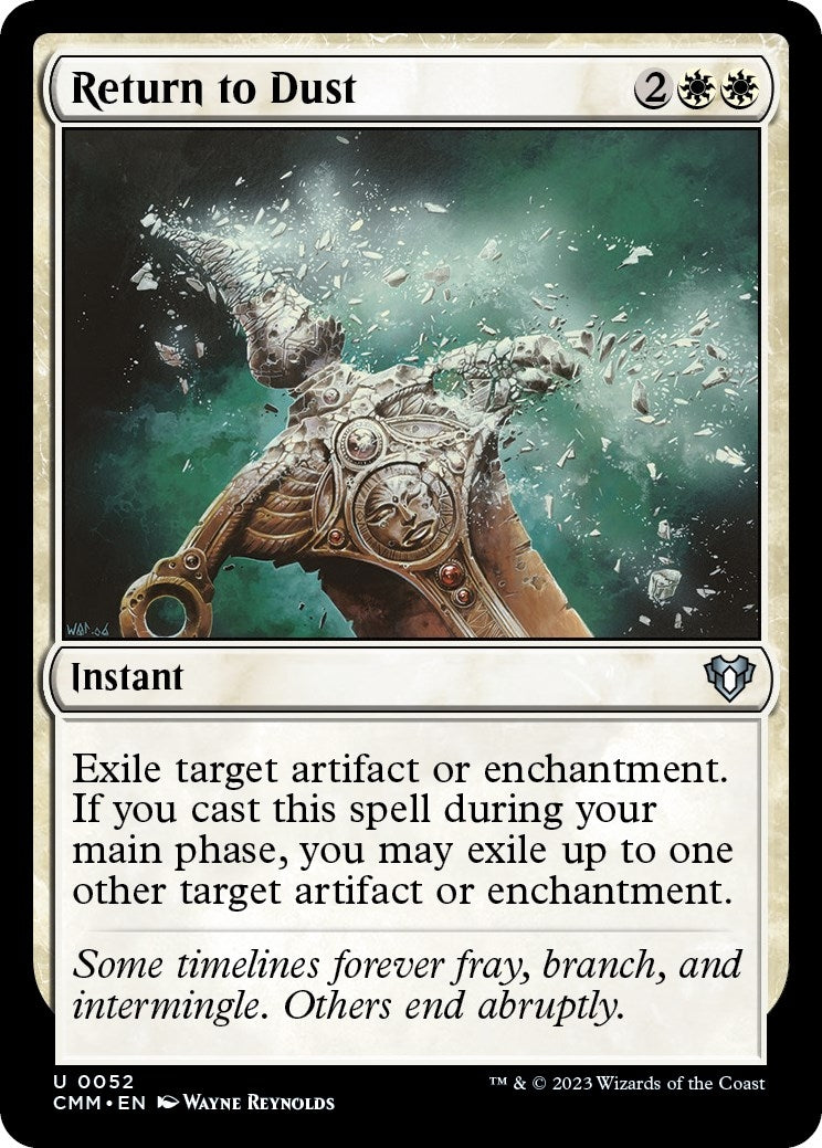 Image for Return to Dust (52) (Commander Masters) (Foil) - Magic: The Gathering