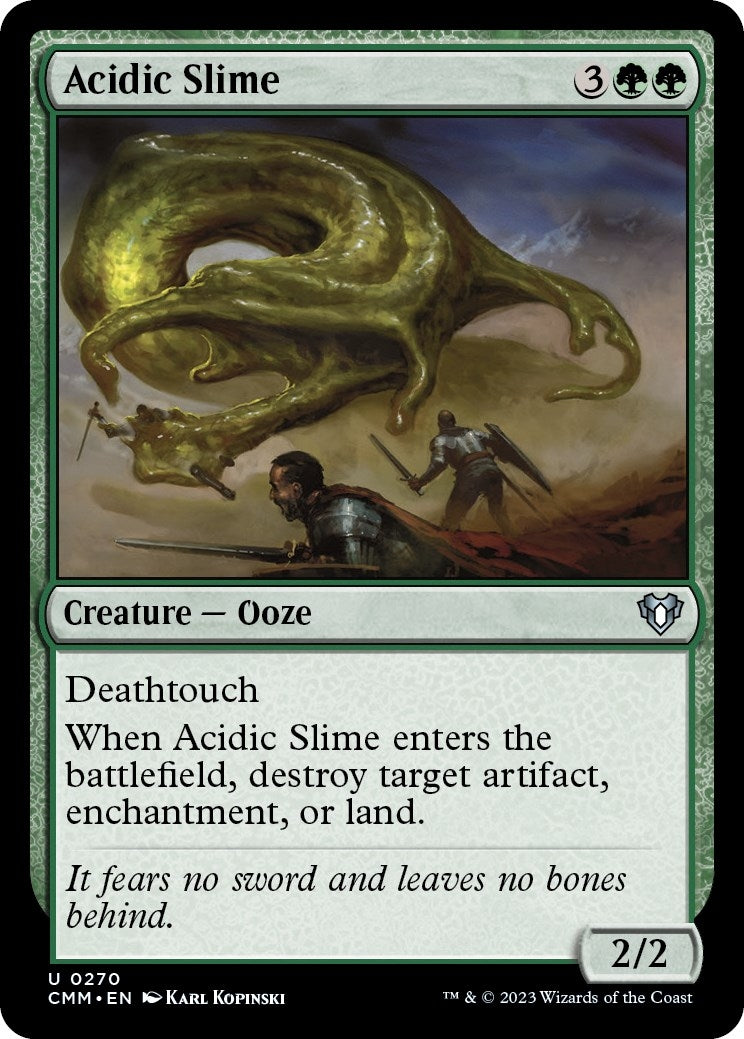 Image for Acidic Slime (270) (Commander Masters) (Foil) - Magic: The Gathering