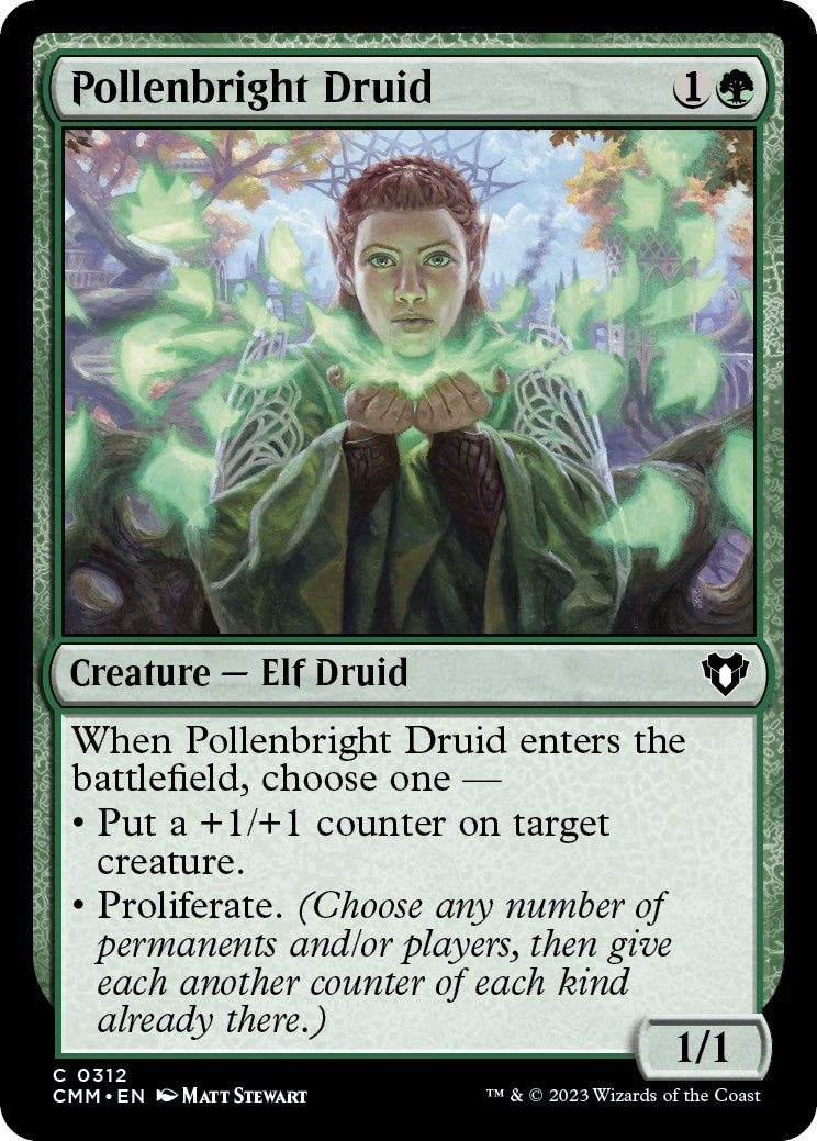 Image for Pollenbright Druid (312) (Commander Masters) (Foil) - Magic: The Gathering