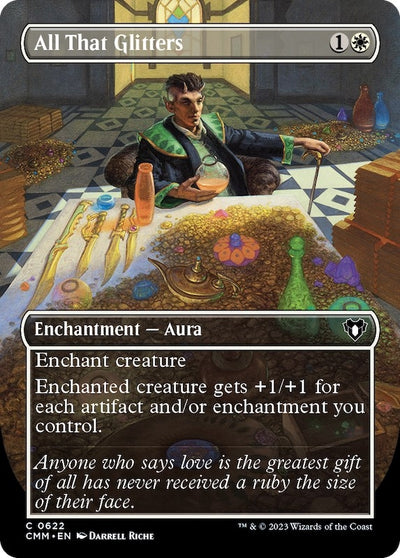 All That Glitters (Borderless) (622) (Commander Masters) (Foil)