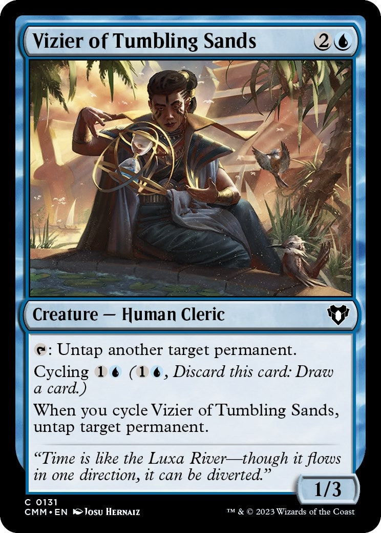 Image for Vizier of Tumbling Sands (131) (Commander Masters) (Foil) - Magic: The Gathering