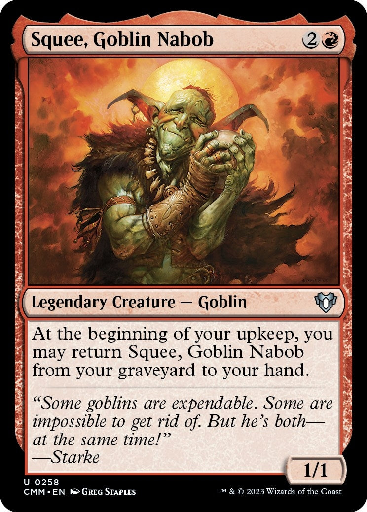 Image for Squee, Goblin Nabob (258) (Commander Masters) - Magic: The Gathering