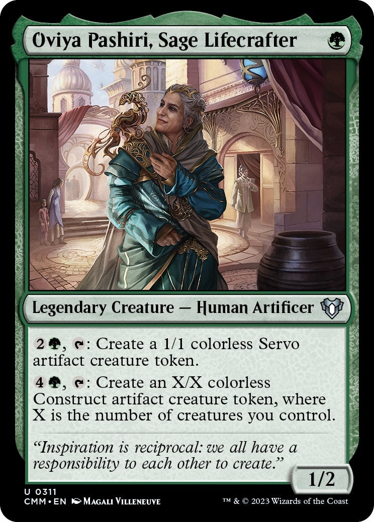 Image for Oviya Pashiri, Sage Lifecrafter (311) (Commander Masters) - Magic: The Gathering