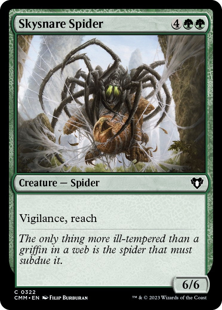 Image for Skysnare Spider (322) (Commander Masters) - Magic: The Gathering