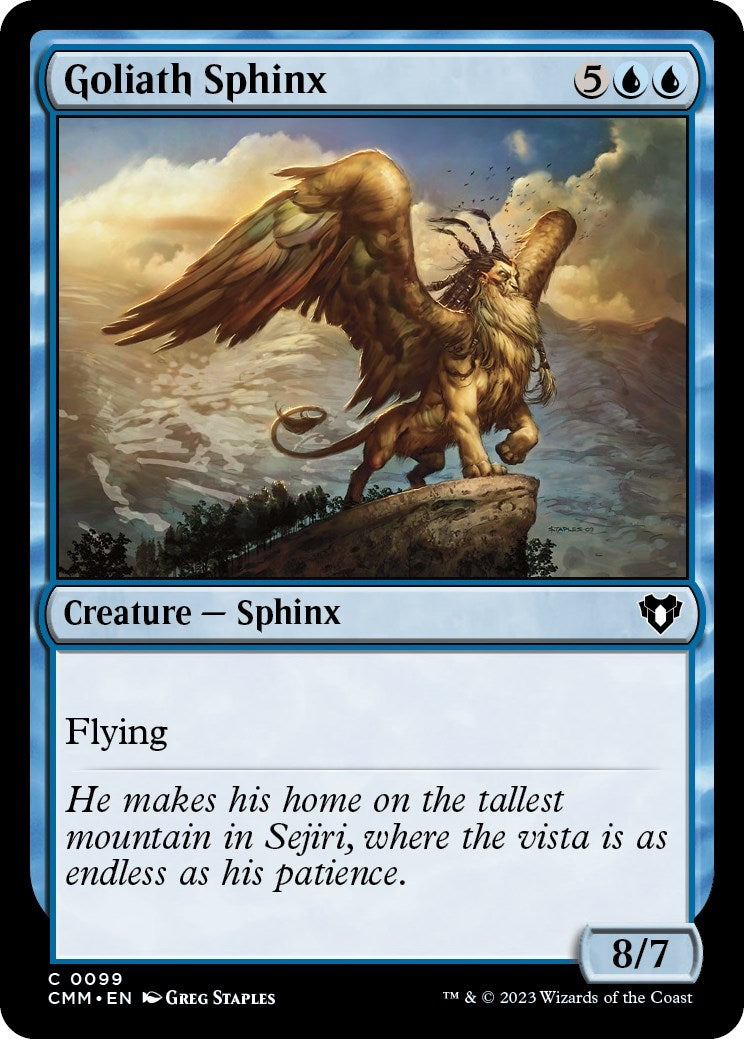 Image for Goliath Sphinx (99) (Commander Masters) (Foil) - Magic: The Gathering
