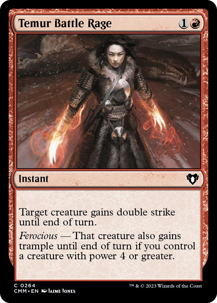 Image for Temur Battle Rage (264) (Commander Masters) - Magic: The Gathering