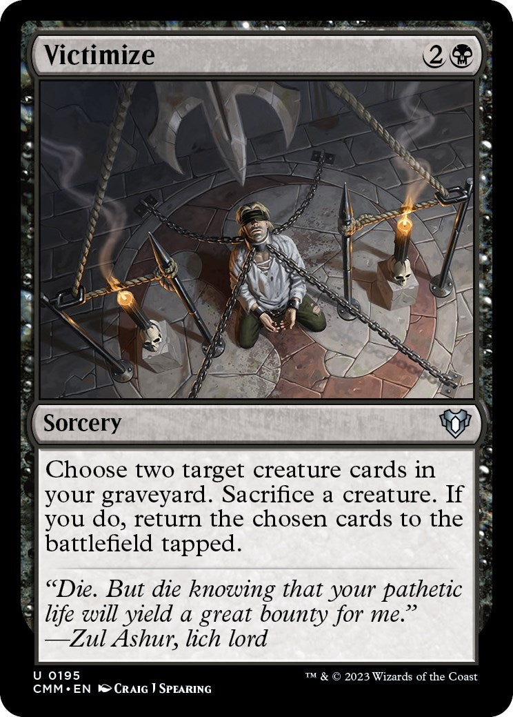 Image for Victimize (195) (Commander Masters) (Foil) - Magic: The Gathering
