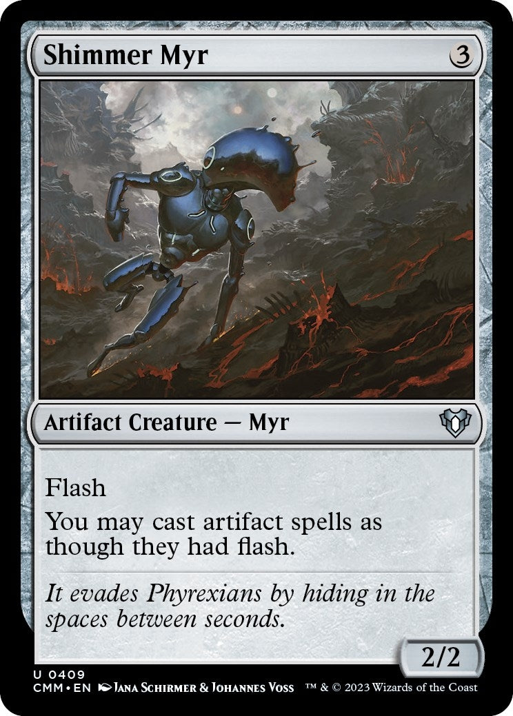 Image for Shimmer Myr (409) (Commander Masters) - Magic: The Gathering