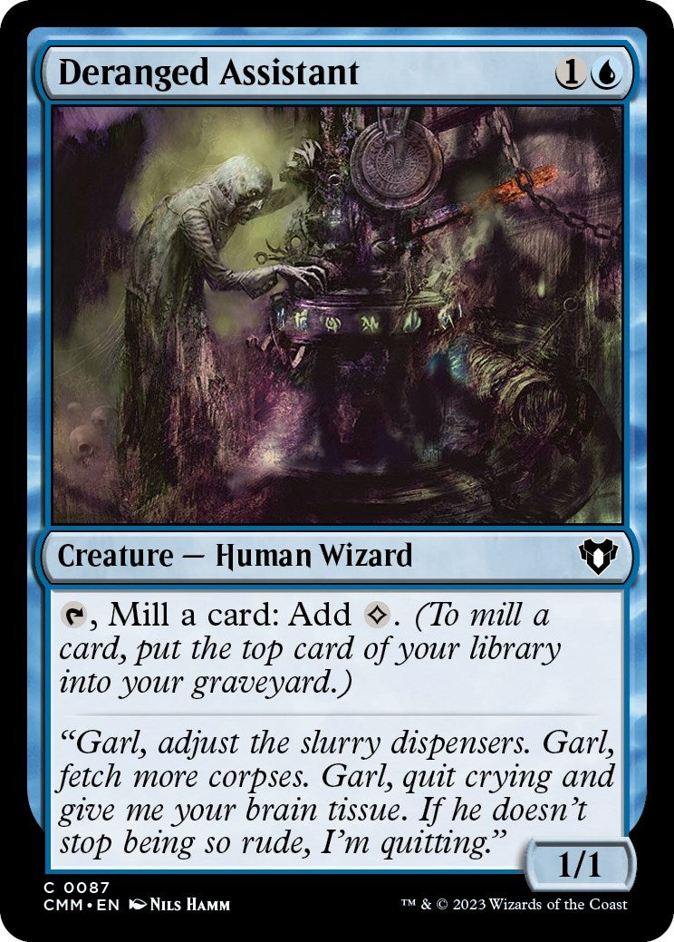 Image for Deranged Assistant (87) (Commander Masters) - Magic: The Gathering