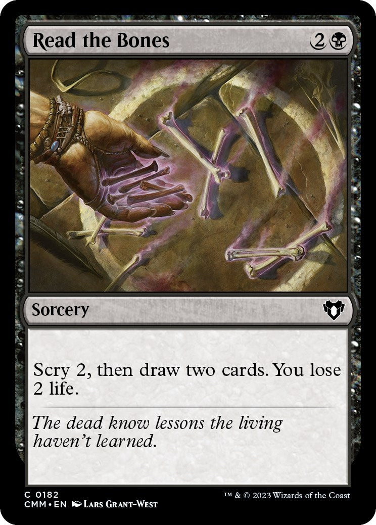 Image for Read the Bones (182) (Commander Masters) - Magic: The Gathering