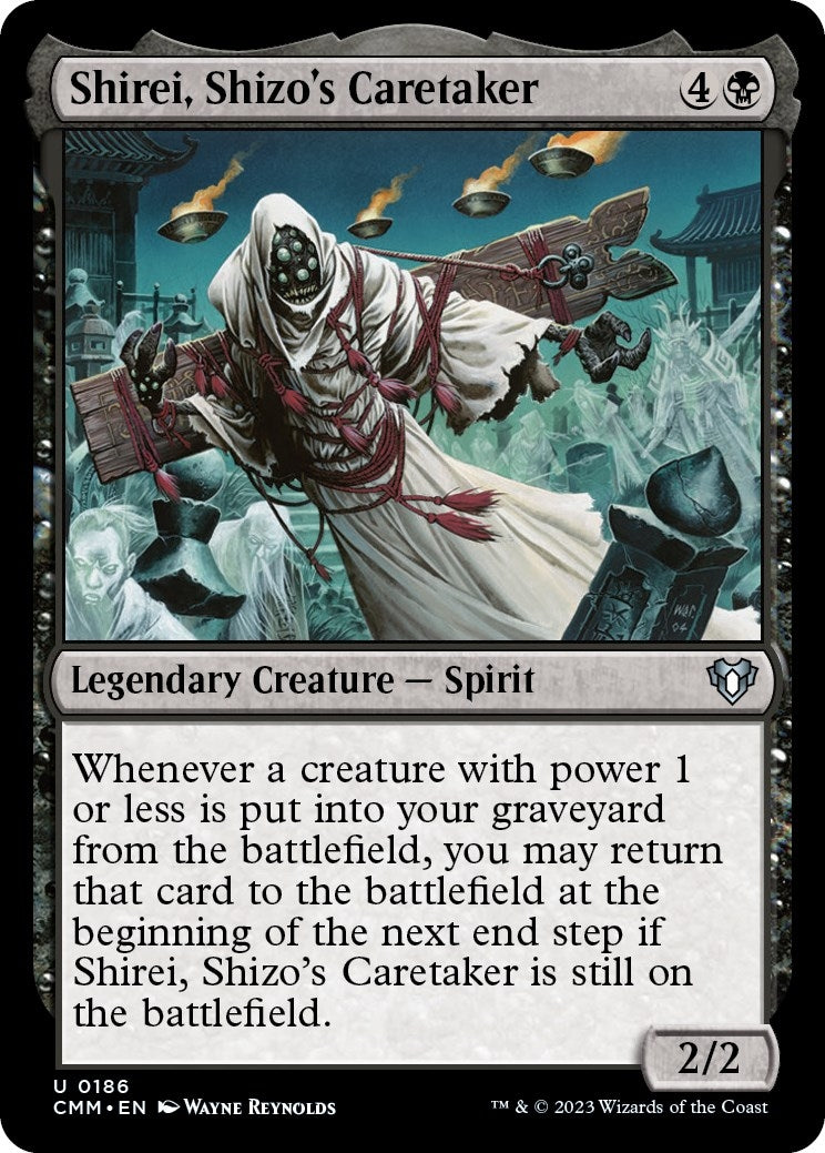 Image for Shirei, Shizo's Caretaker (186) (Commander Masters) (Foil) - Magic: The Gathering