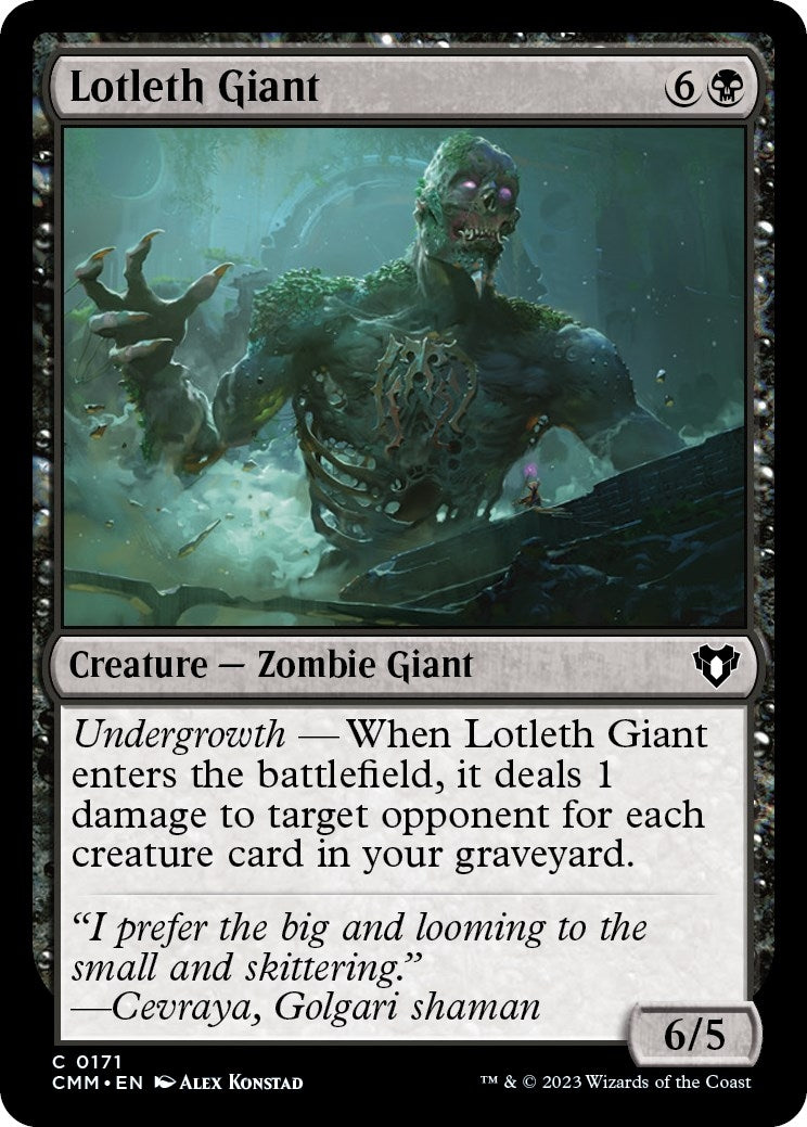 Image for Lotleth Giant (171) (Commander Masters) - Magic: The Gathering
