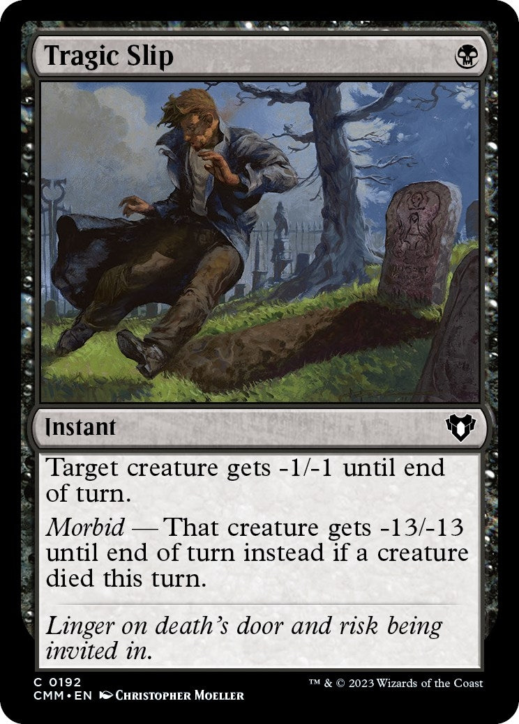 Image for Tragic Slip (192) (Commander Masters) - Magic: The Gathering