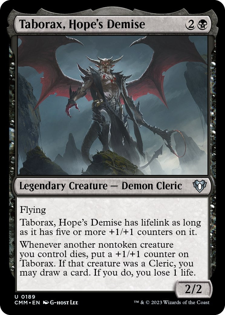 Image for Taborax, Hope's Demise (189) (Commander Masters) (Foil) - Magic: The Gathering