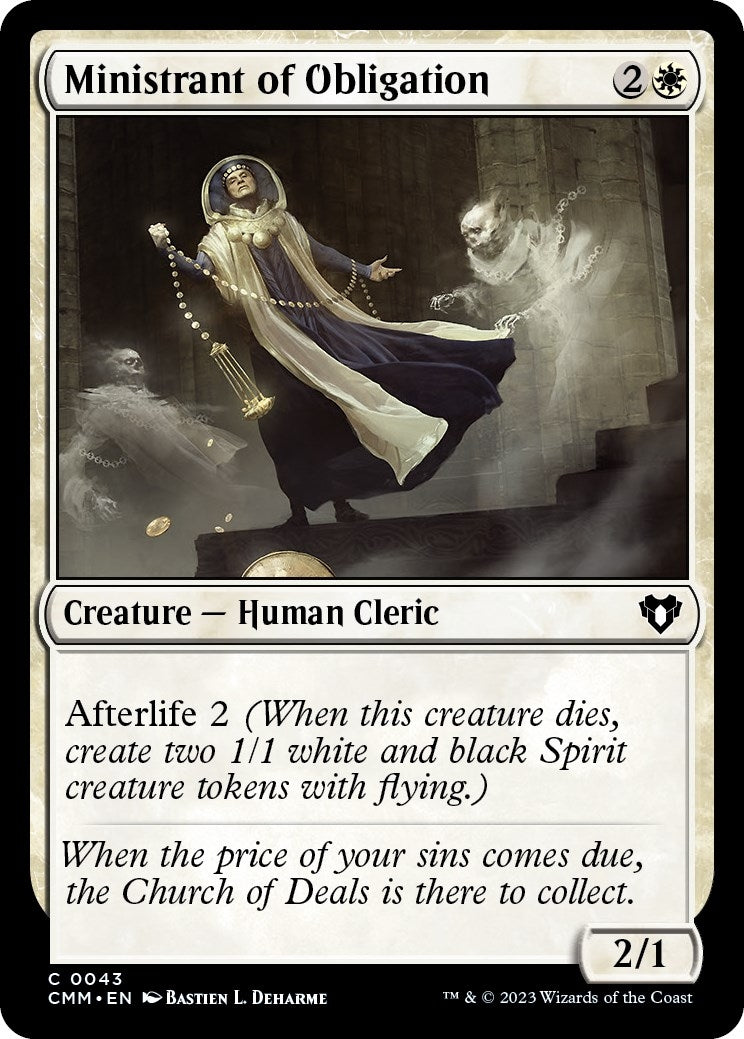Image for Ministrant of Obligation (43) (Commander Masters) - Magic: The Gathering