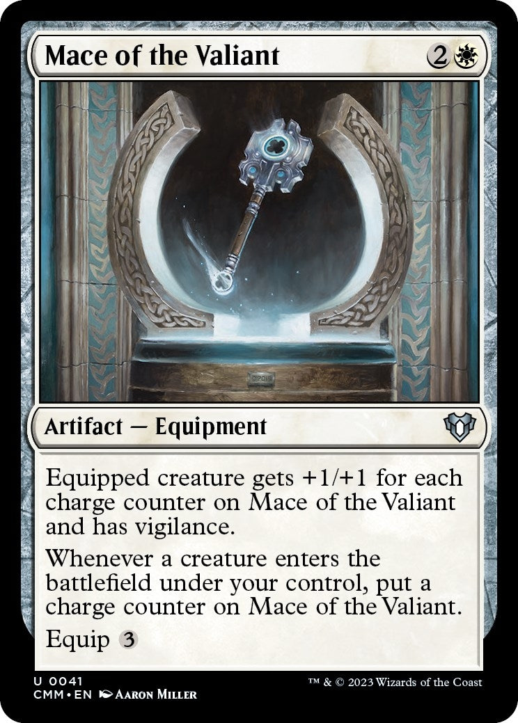 Image for Mace of the Valiant (41) (Commander Masters) - Magic: The Gathering