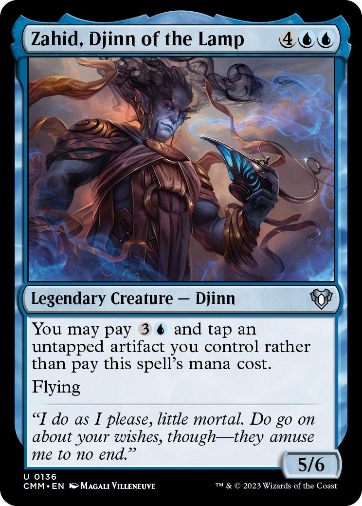 Image for Zahid, Djinn of the Lamp (136) (Commander Masters) - Magic: The Gathering