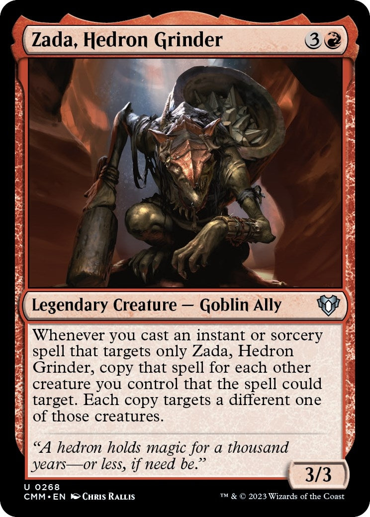 Image for Zada, Hedron Grinder (268) (Commander Masters) (Foil) - Magic: The Gathering