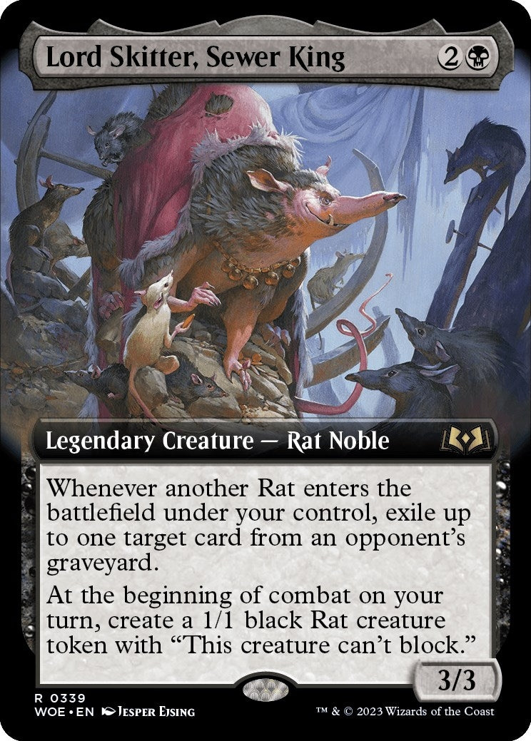Lord Skitter, Sewer King (Extended Art) (339) (Wilds of Eldraine)