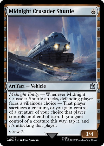 Midnight Crusader Shuttle (179) (Universes Beyond: Doctor Who)