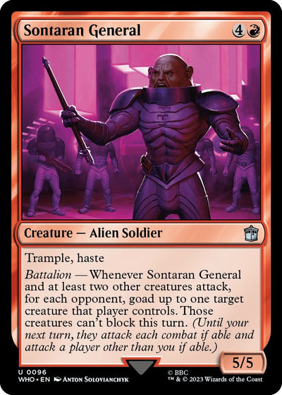 Sontaran General (96) (Universes Beyond: Doctor Who)