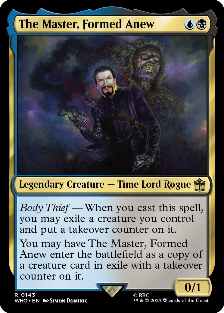 The Master, Formed Anew (143) (Universes Beyond: Doctor Who)