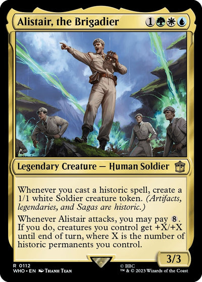 Alistair, the Brigadier (112) (Universes Beyond: Doctor Who)