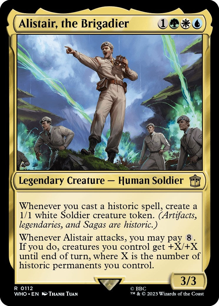 Alistair, the Brigadier (112) (Universes Beyond: Doctor Who)