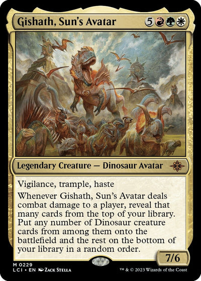 Gishath, Sun's Avatar (229) (The Lost Caverns of Ixalan) (Foil)
