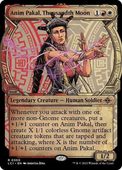 Anim Pakal, Thousandth Moon (Showcase) (300) (The Lost Caverns of Ixalan) (Foil)