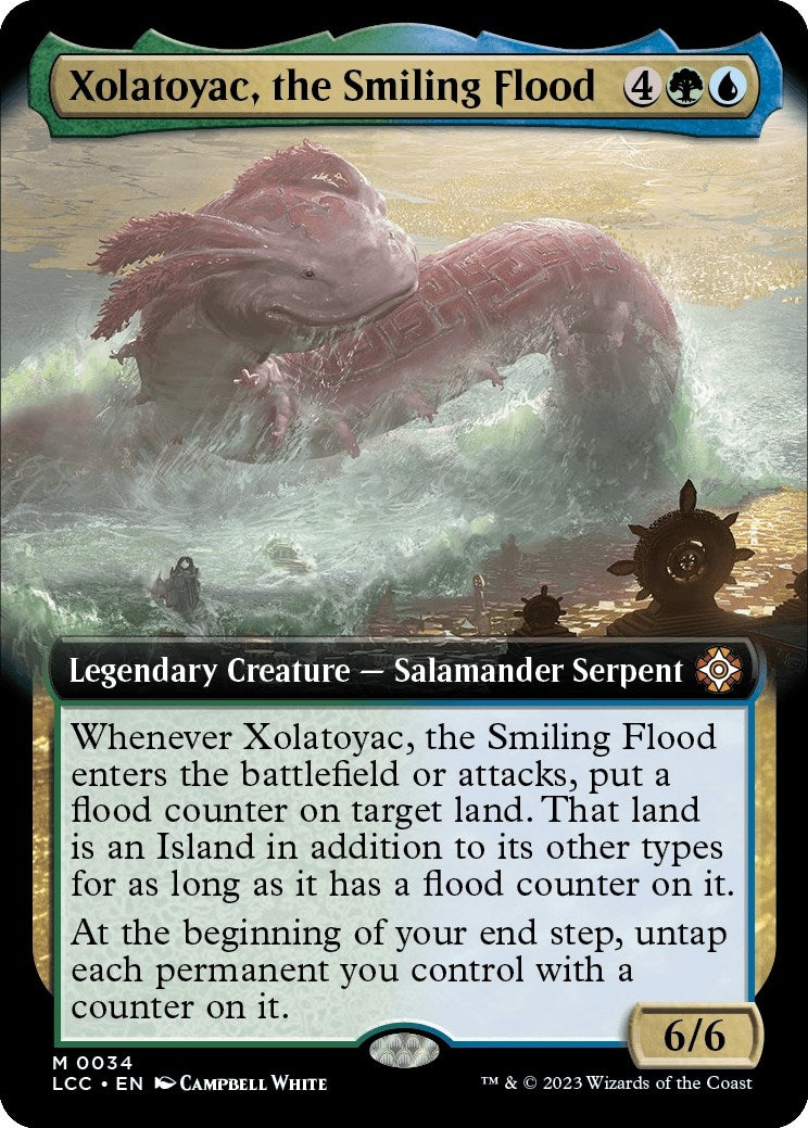 Xolatoyac, the Smiling Flood (Extended Art) (34) (The Lost Caverns of Ixalan) (Foil)