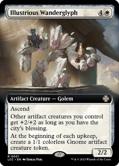 Illustrious Wanderglyph (Extended Art) (21) (The Lost Caverns of Ixalan)