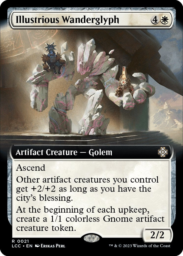 Illustrious Wanderglyph (Extended Art) (21) (The Lost Caverns of Ixalan)