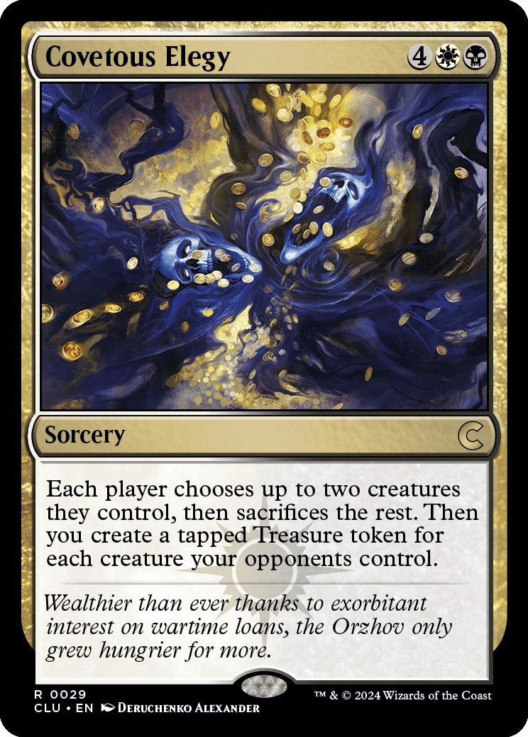 Covetous Elegy (29) (Ravnica: Clue Edition)