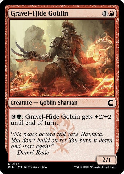 Gravel-Hide Goblin (137) (Ravnica: Clue Edition)