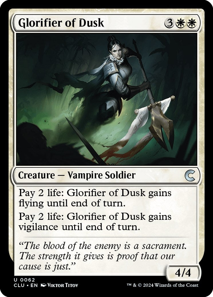 Glorifier of Dusk (62) (Ravnica: Clue Edition)