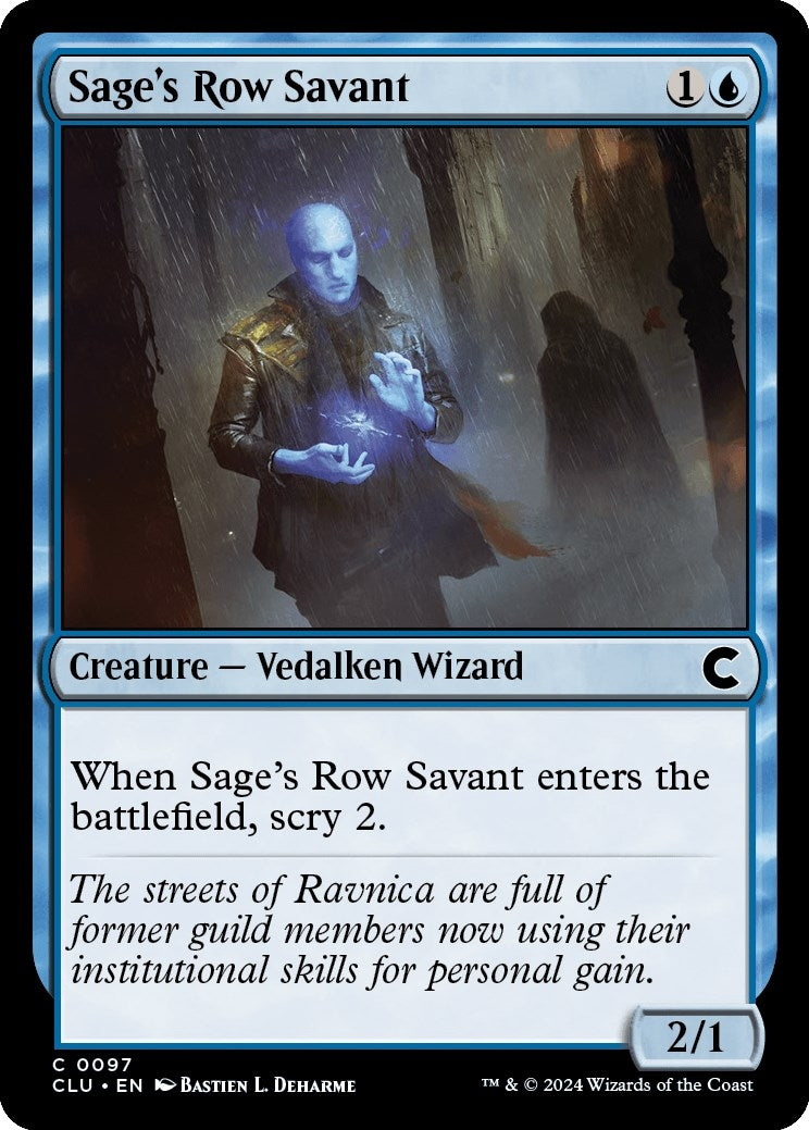 Sage's Row Savant (97) (Ravnica: Clue Edition)