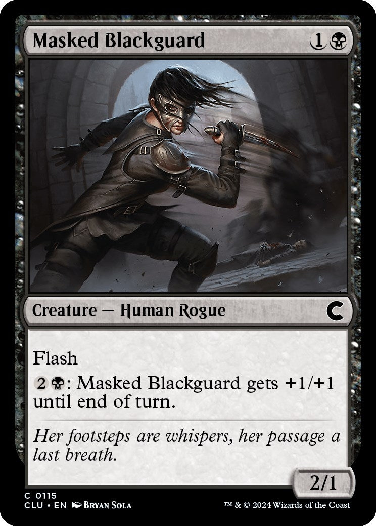 Masked Blackguard (115) (Ravnica: Clue Edition)