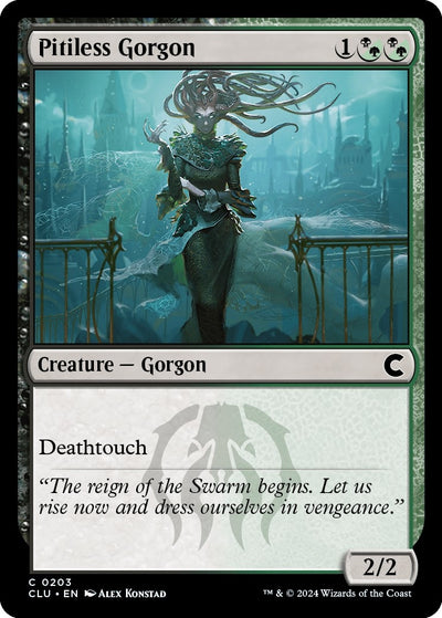 Pitiless Gorgon (203) (Ravnica: Clue Edition)