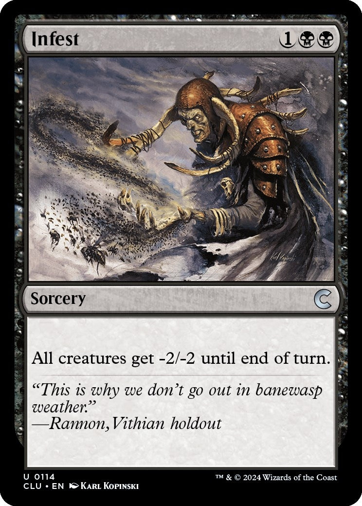 Infest (114) (Ravnica: Clue Edition)