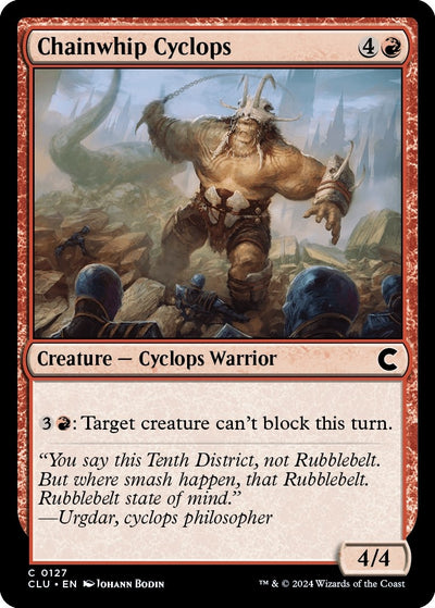 Chainwhip Cyclops (127) (Ravnica: Clue Edition)