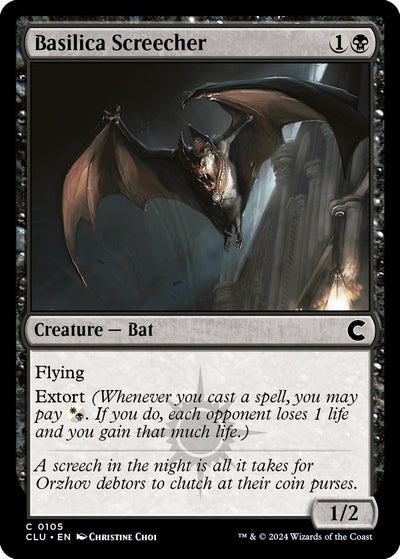 Basilica Screecher (105) (Ravnica: Clue Edition)