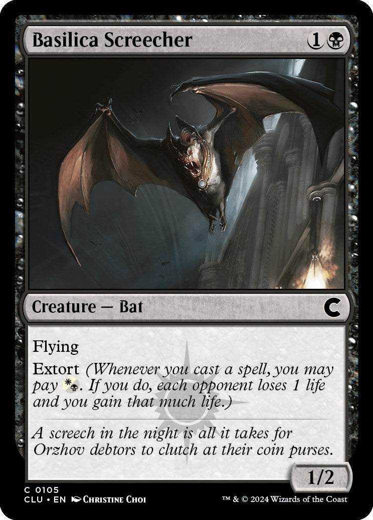 Basilica Screecher (105) (Ravnica: Clue Edition)