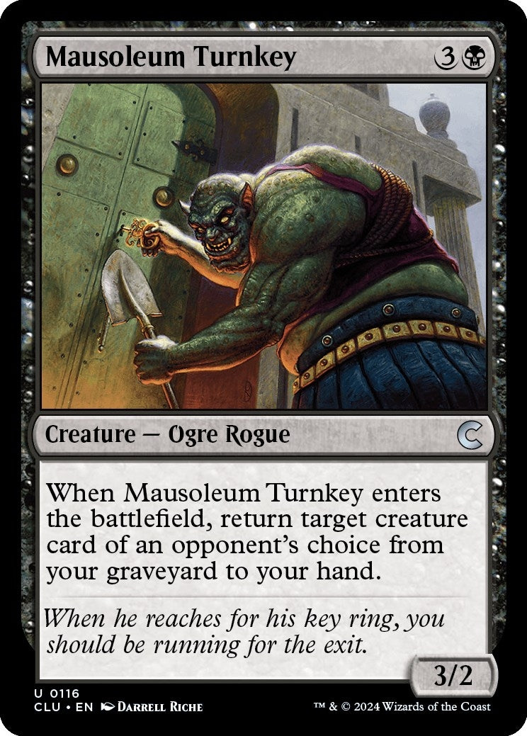 Mausoleum Turnkey (116) (Ravnica: Clue Edition)