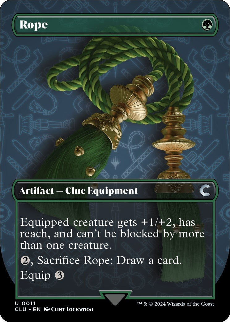 Rope (Borderless) (11) (Ravnica: Clue Edition)