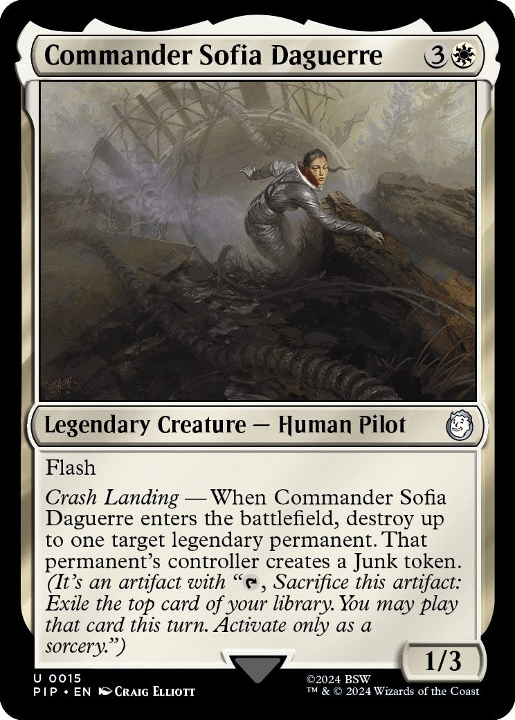 Commander Sofia Daguerre (15) (Universes Beyond: Fallout)