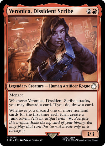 Veronica, Dissident Scribe (70) (Universes Beyond: Fallout) (Foil)