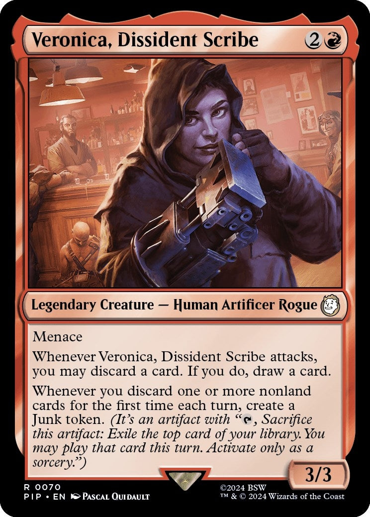 Veronica, Dissident Scribe (70) (Universes Beyond: Fallout) (Foil)