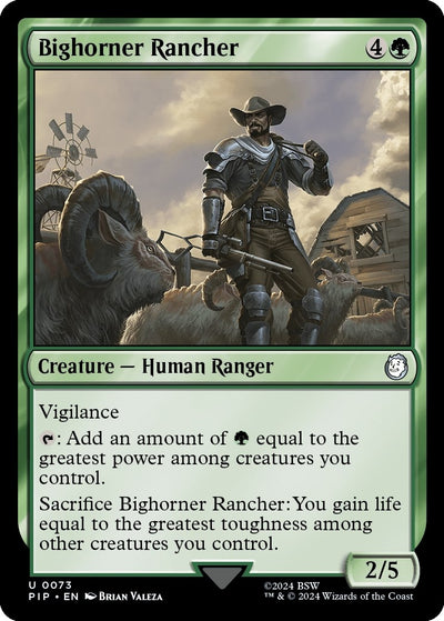 Bighorner Rancher (73) (Universes Beyond: Fallout)